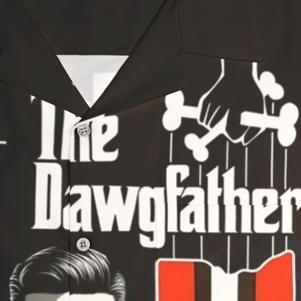 Dawgfather Hawaiian Shirt for Cleveland Browns Fans - Detail