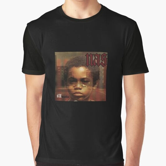 Nas Illmatic Album Cover Classic Graphic T-Shirt