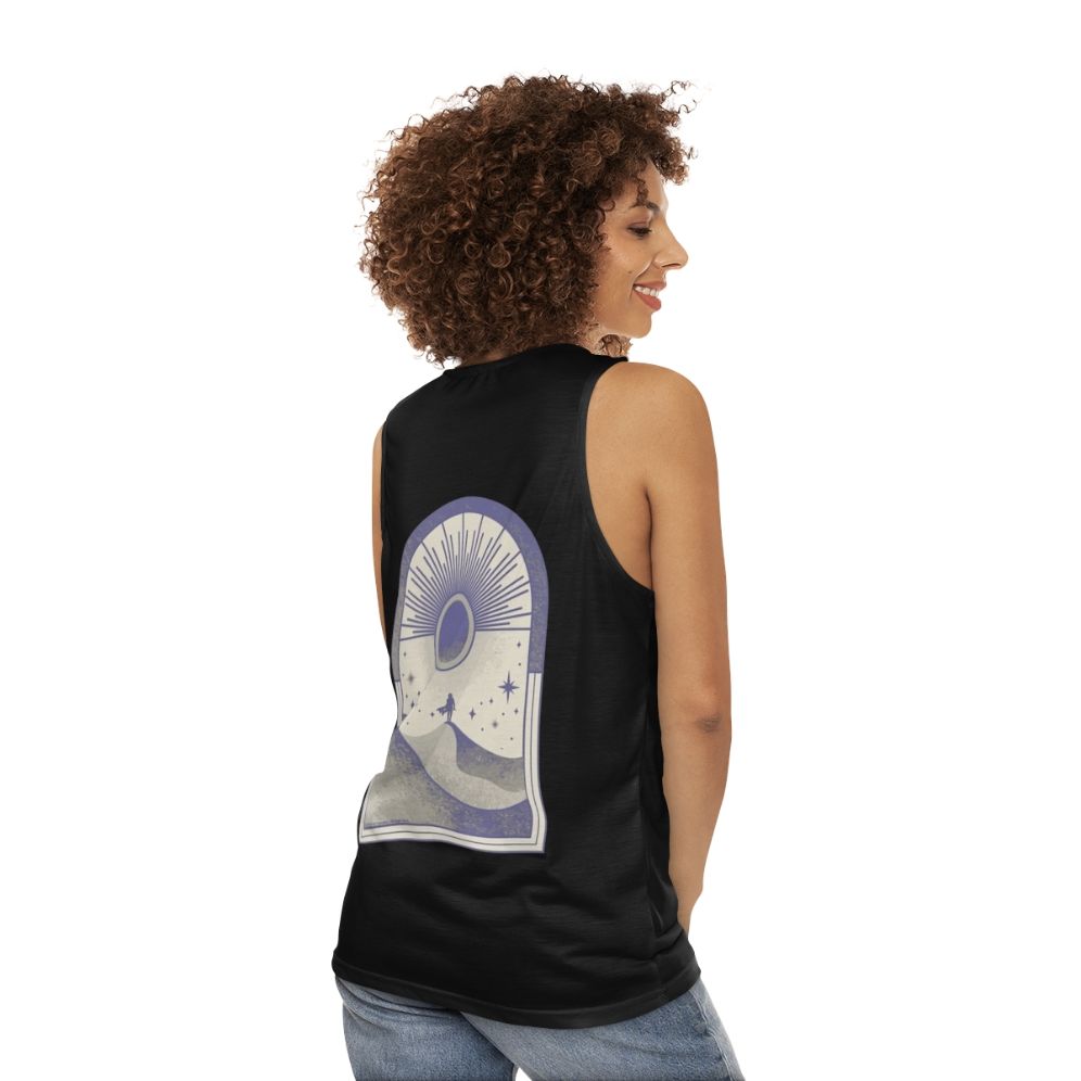 Dune Arrakis Unisex Science Fiction Tank Top - women back