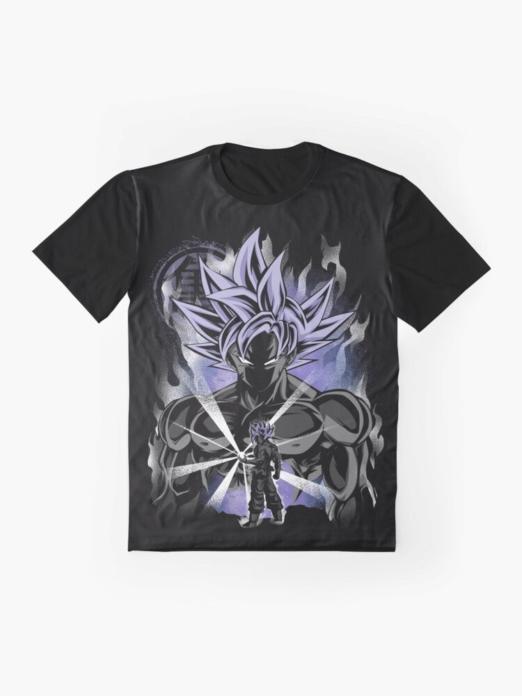 Ultra-Instinct Hero Graphic T-Shirt featuring Goku, Vegeta, and Dragon Ball characters - Flat lay