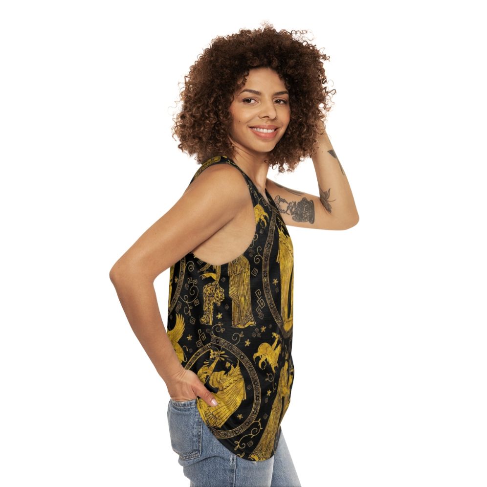 Greek art mythology unisex tank top - women side