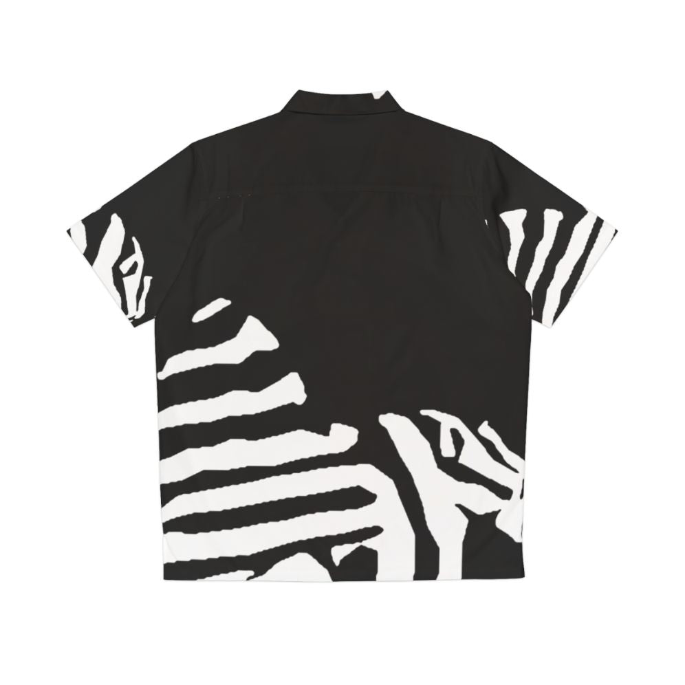 Zebra Pleco Hawaiian Shirt - Back