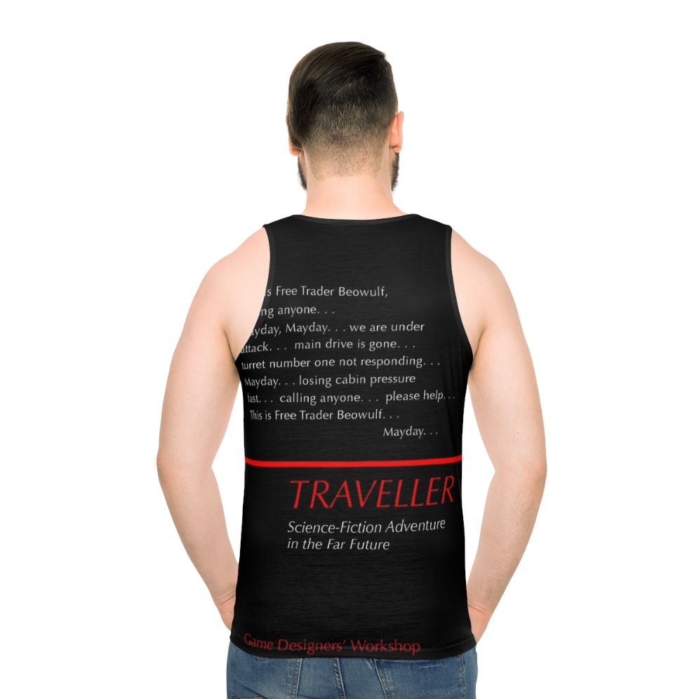 Traveller RPG unisex tank top - men back