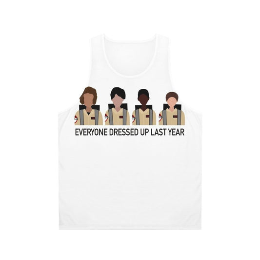 Stranger Things Ghostbusters Upside Down Unisex Tank Top