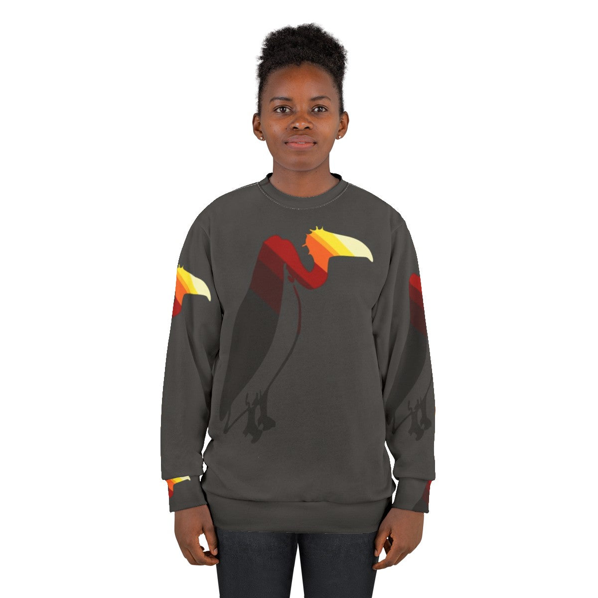 Legendary vulture animal art sweatshirt - women