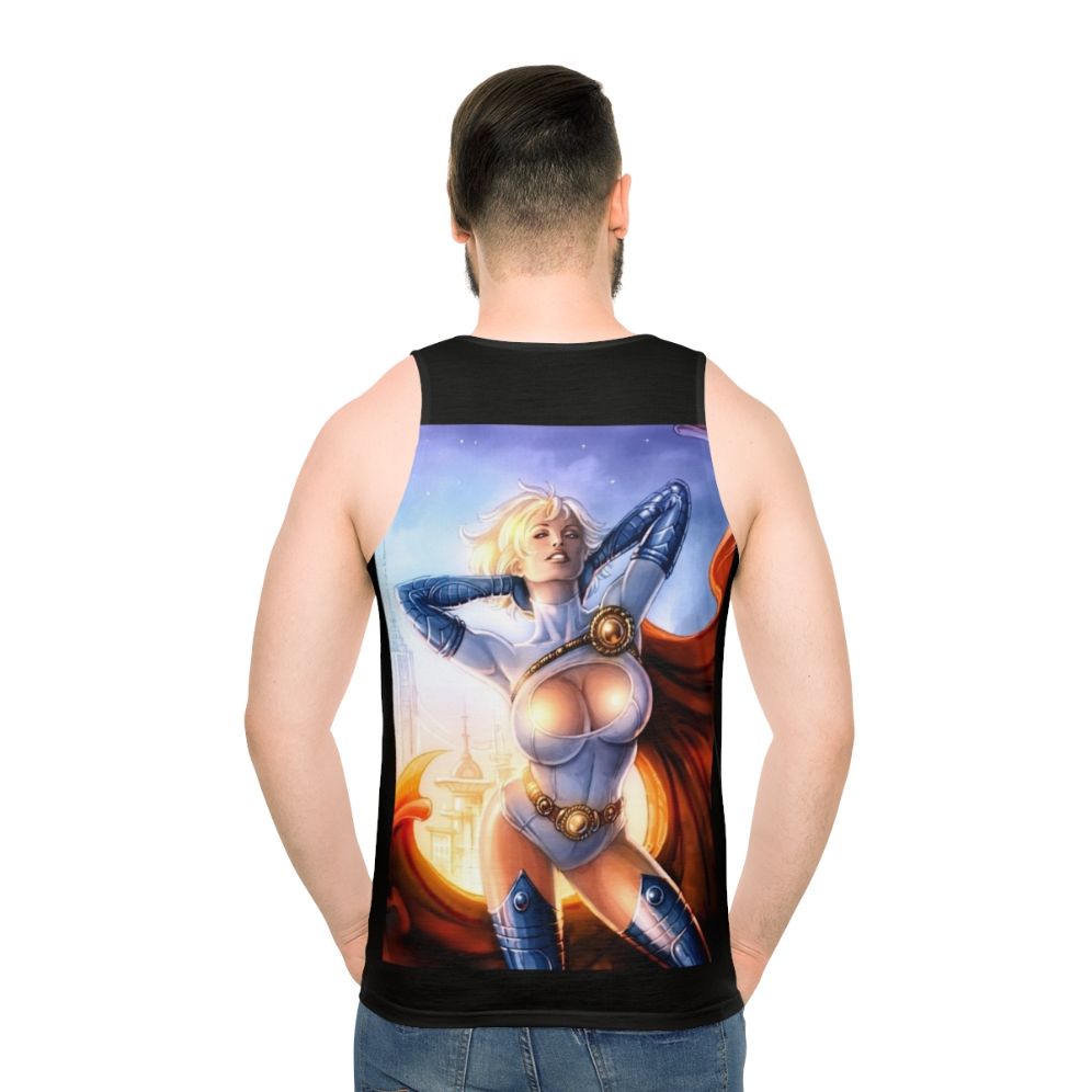 Unisex Sunrise Tank Top - men back