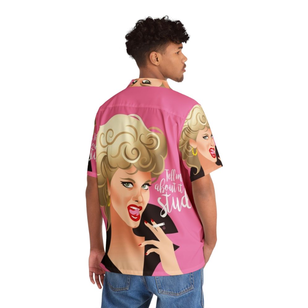 Retro Grease-Inspired Hawaiian Shirt - People Back