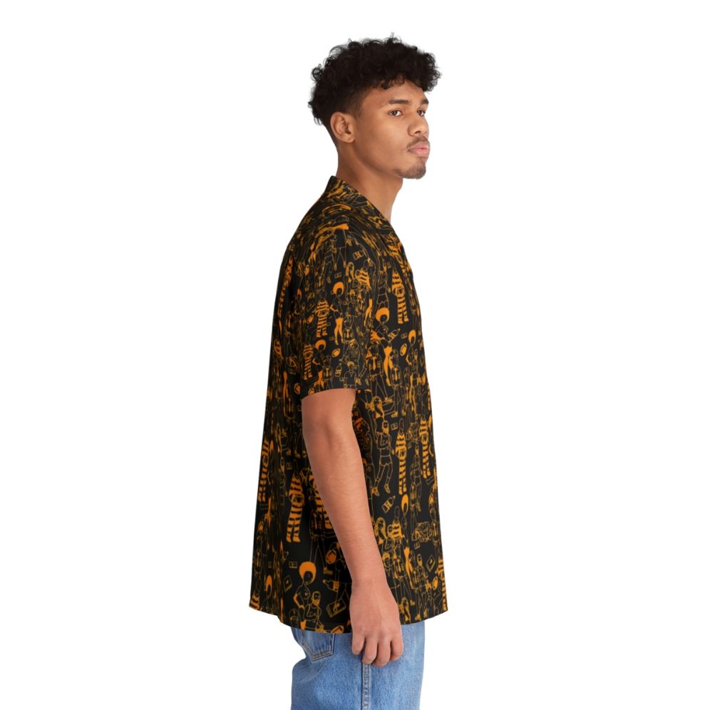 Never Story Hawaiian Shirt - Music Inspired Streetwear - People Pight