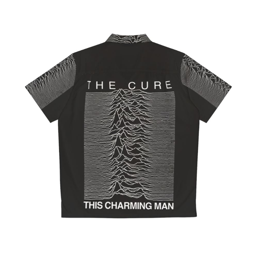 Cure The Cure Hawaiian Shirt featuring the New Wave band logo - Back