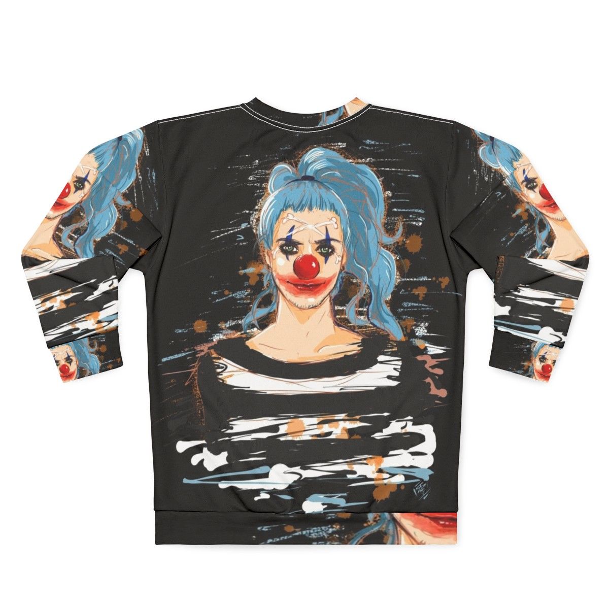 Impel Down Clown Sweatshirt featuring Buggy the Clown - Back