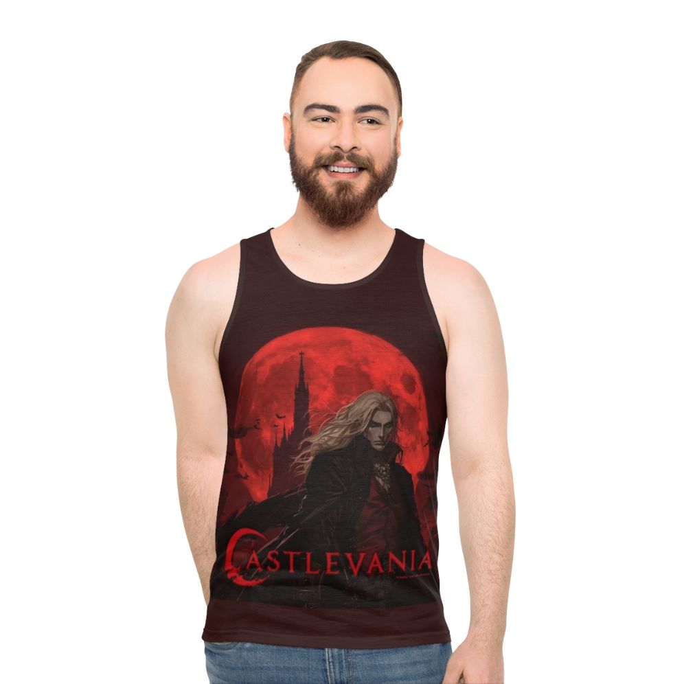 Castlevania Netflix Alucard Fan Art Tank Top - men