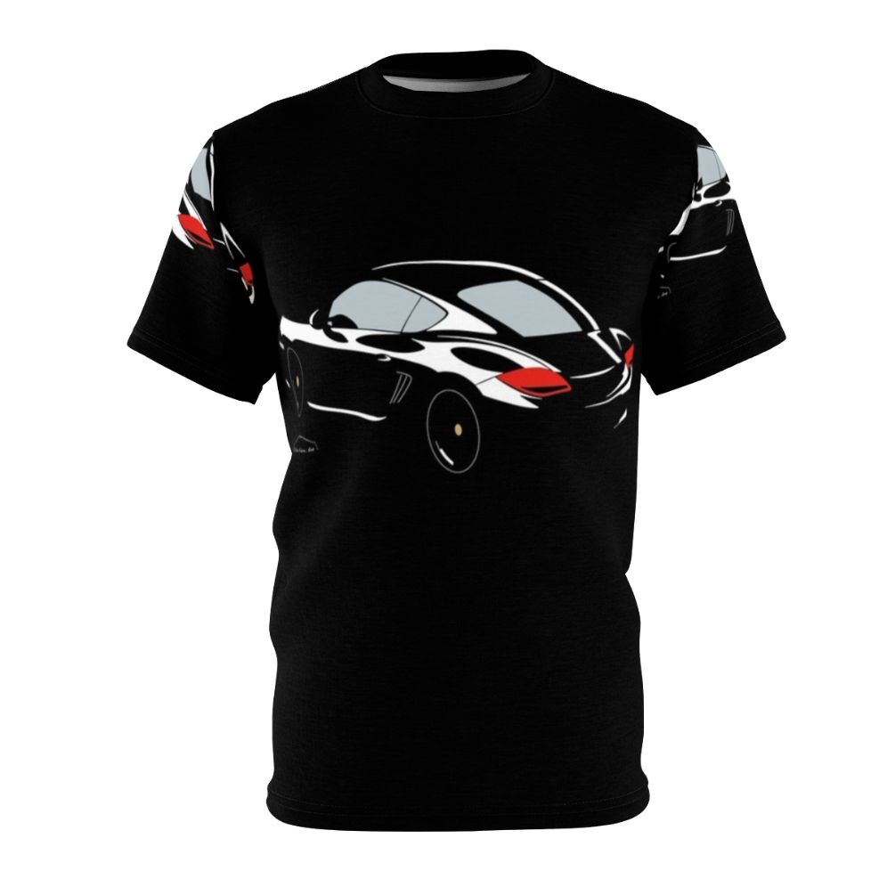 Porsche Cayman S inspired t-shirt for car enthusiasts