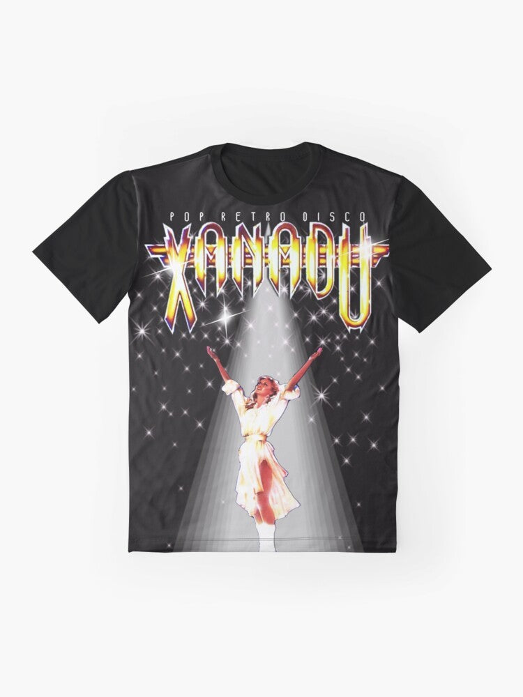 Olivia Newton-John "A Million Lights" Xanadu Retro Graphic T-Shirt - Flat lay