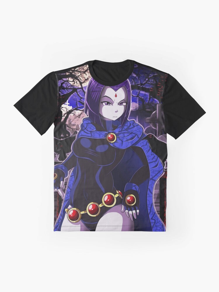 Teen Titans Raven Graphic T-Shirt - Flat lay