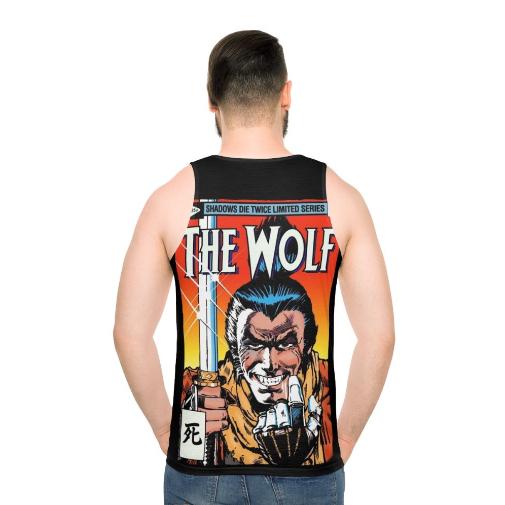 Unisex Wolf V2 Tank Top - men back