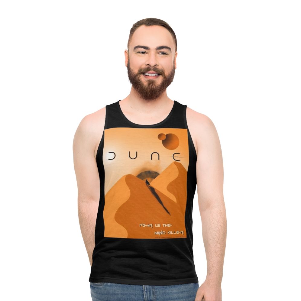 Dune Arrakis "Fear Is The Mind Killer" Unisex Tank Top - men