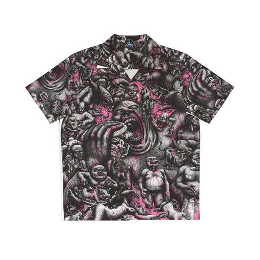 Bloody Hell Beef Hawaiian Shirt with Cutlery and Skull