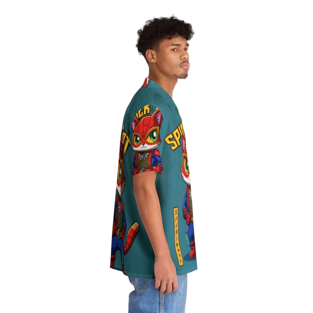 Spider Cat Hawaiian Shirt - People Pight