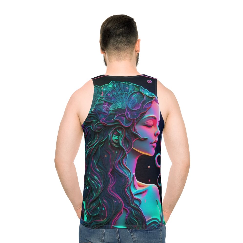 Mythical Sea Creatures Unisex Tank Top - men back