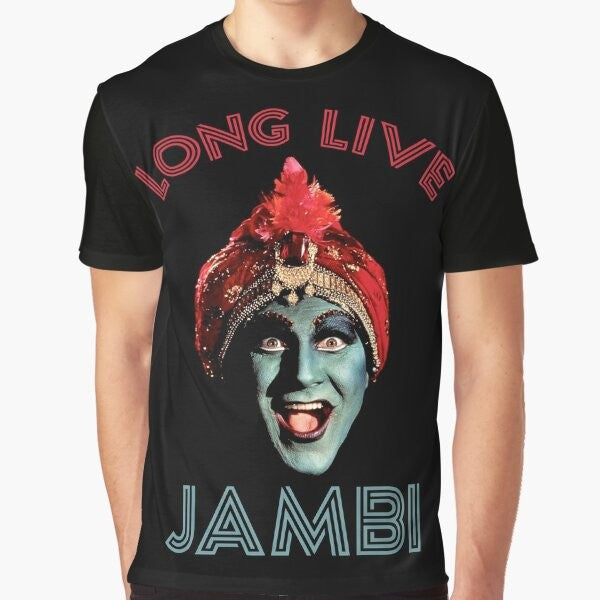 "Jambi the Genie from 80s TV show Peewee Herman Graphic T-Shirt"