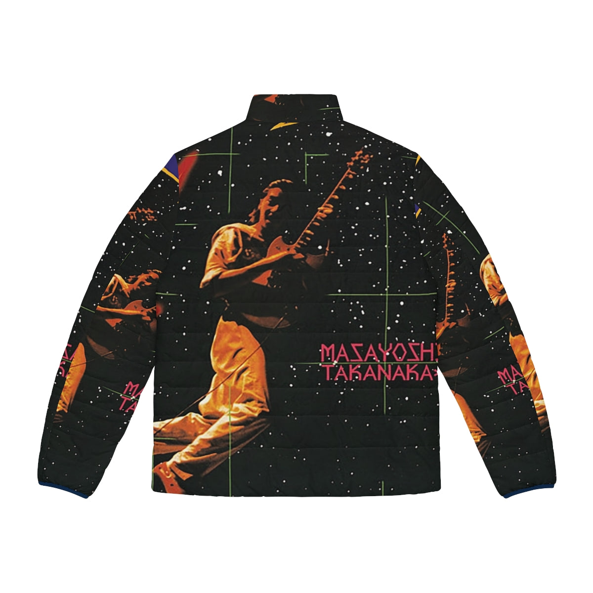 Masayoshi Takanaka "Finger Dancin" 1980s Puffer Jacket - Back