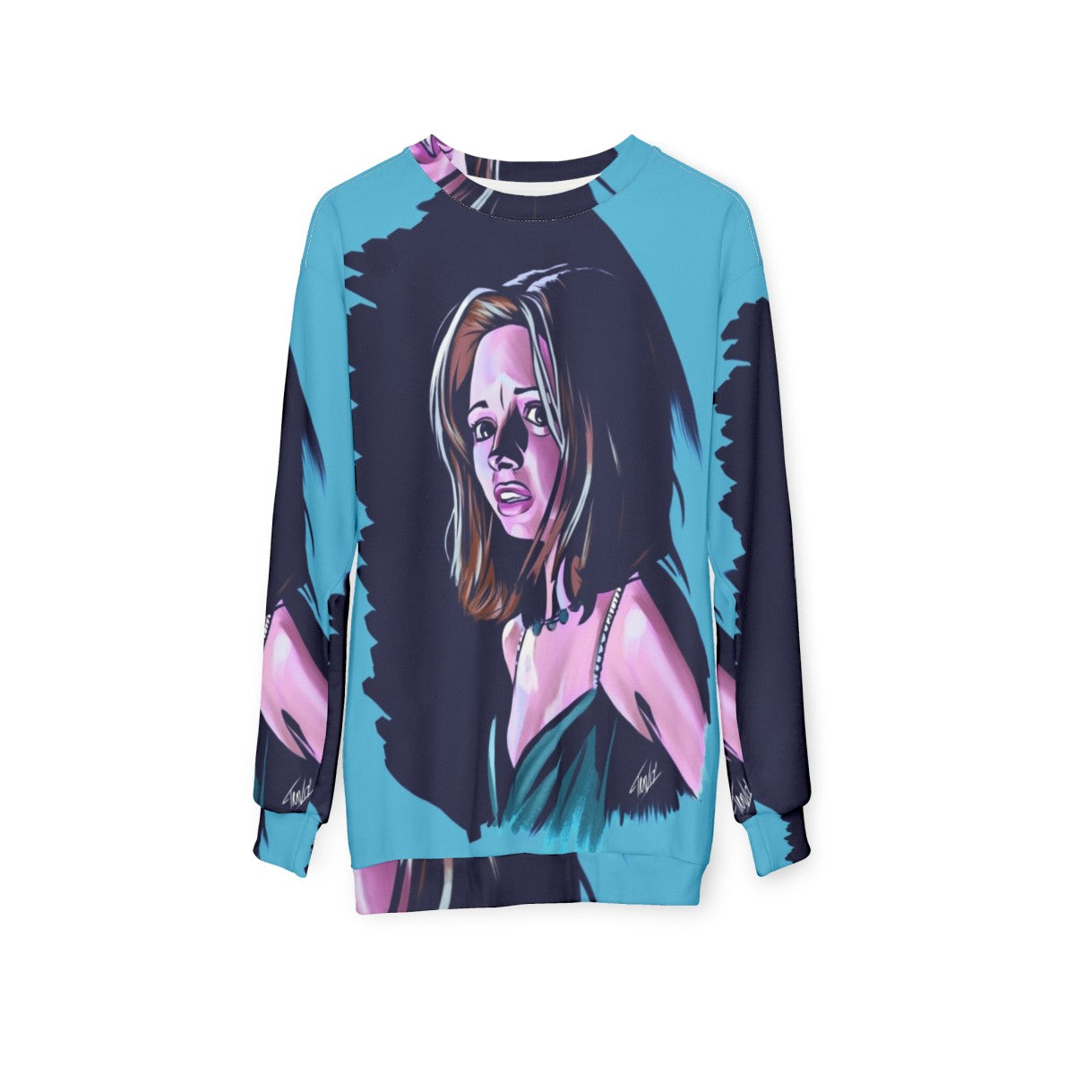 Classic Horror "Helen Shivers" Sweatshirt - hanging