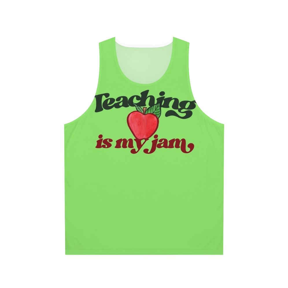 Unisex "Teaching Is My Jam" Tank Top for Educators