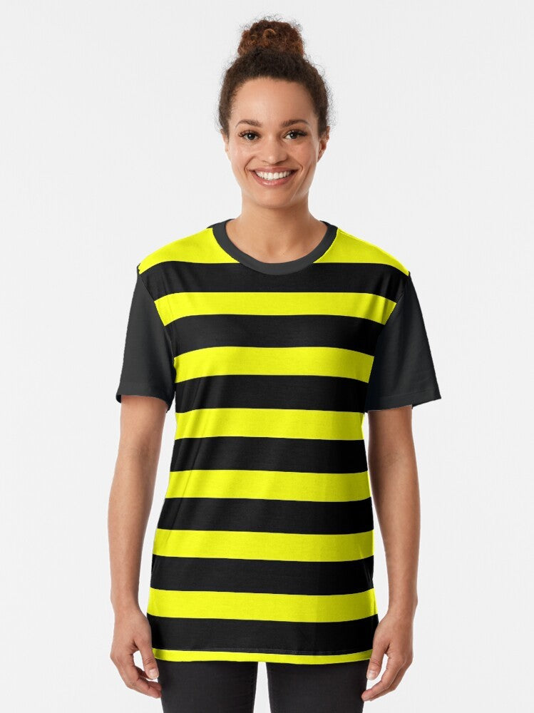 Bumble bee stripes graphic t-shirt - Women