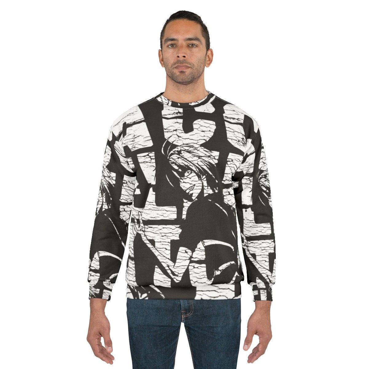 Accelerator Vintage Sweatshirt with Anime Graphic - men