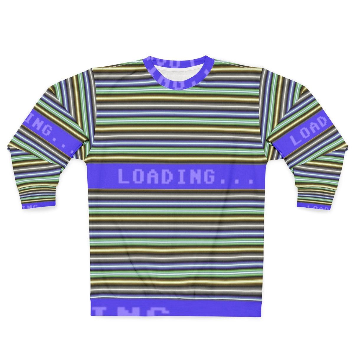 Commodore 64 Raster Bars Retro Sweatshirt