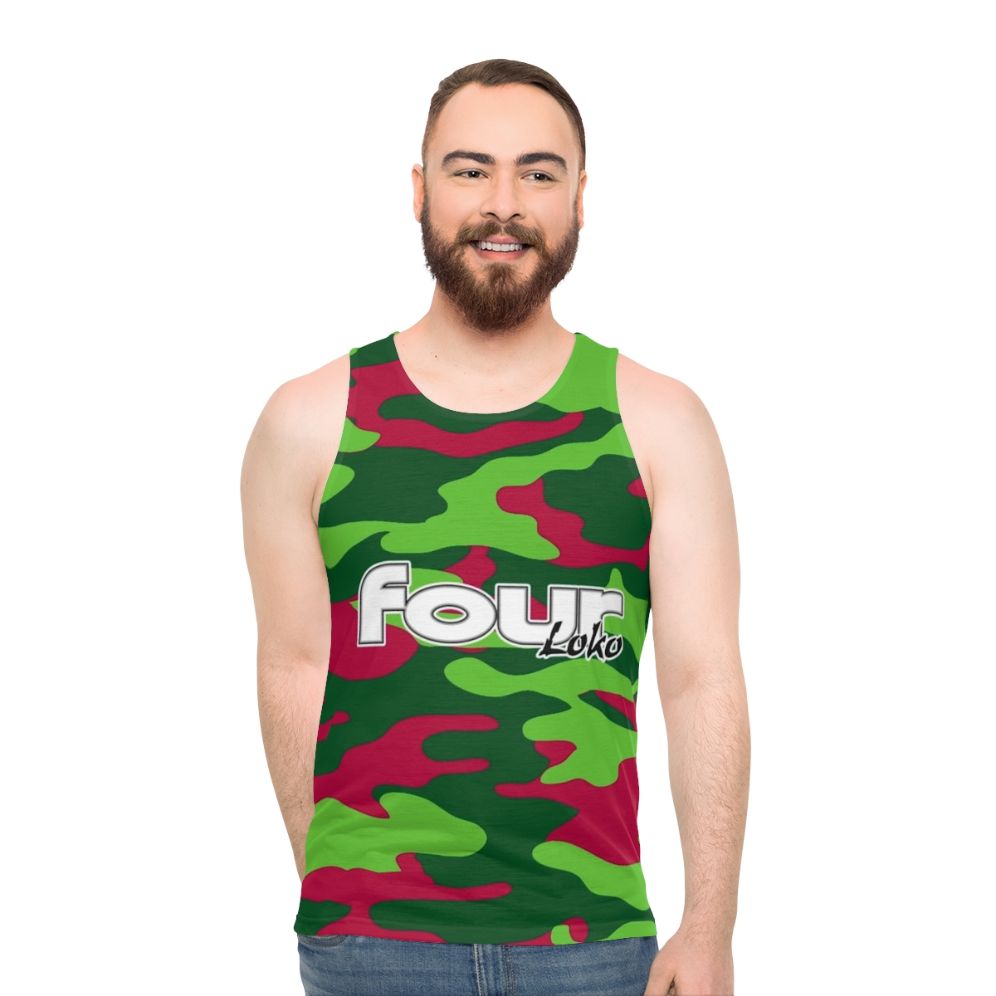 Watermelon Camo 4Loko Unisex Tank Top - men