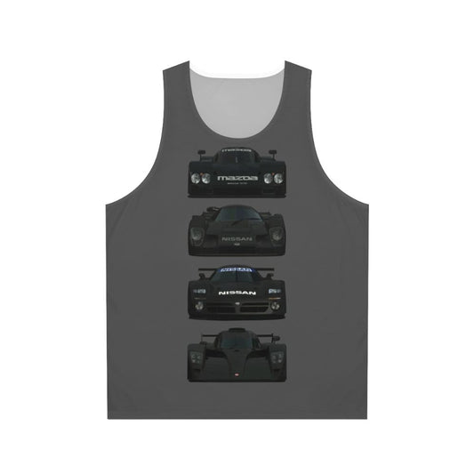 Unisex Gran Turismo inspired racing cars tank top