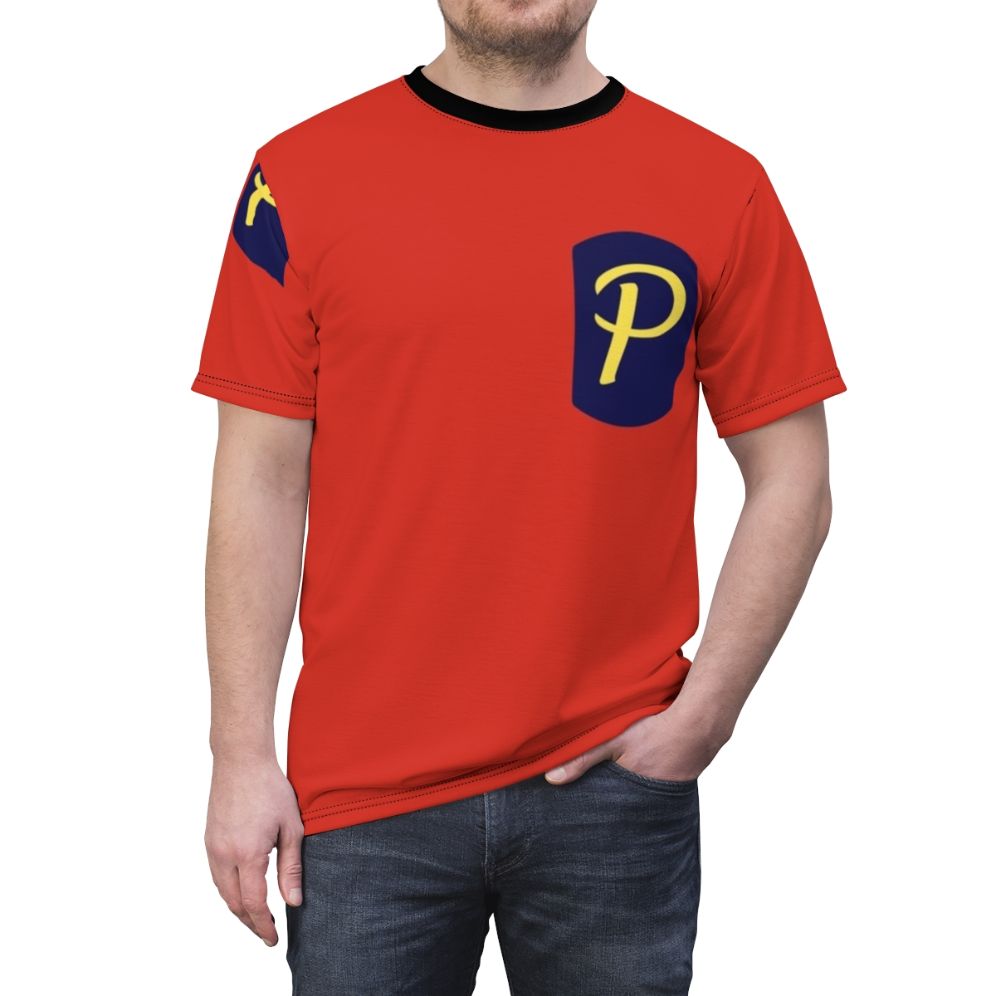 Retro-inspired T-shirt featuring the iconic Drake and Josh movie theater logo from the popular Nickelodeon TV show - men front