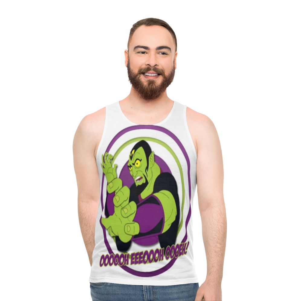 Unisex cartoon inspired classic TV references tank top - men