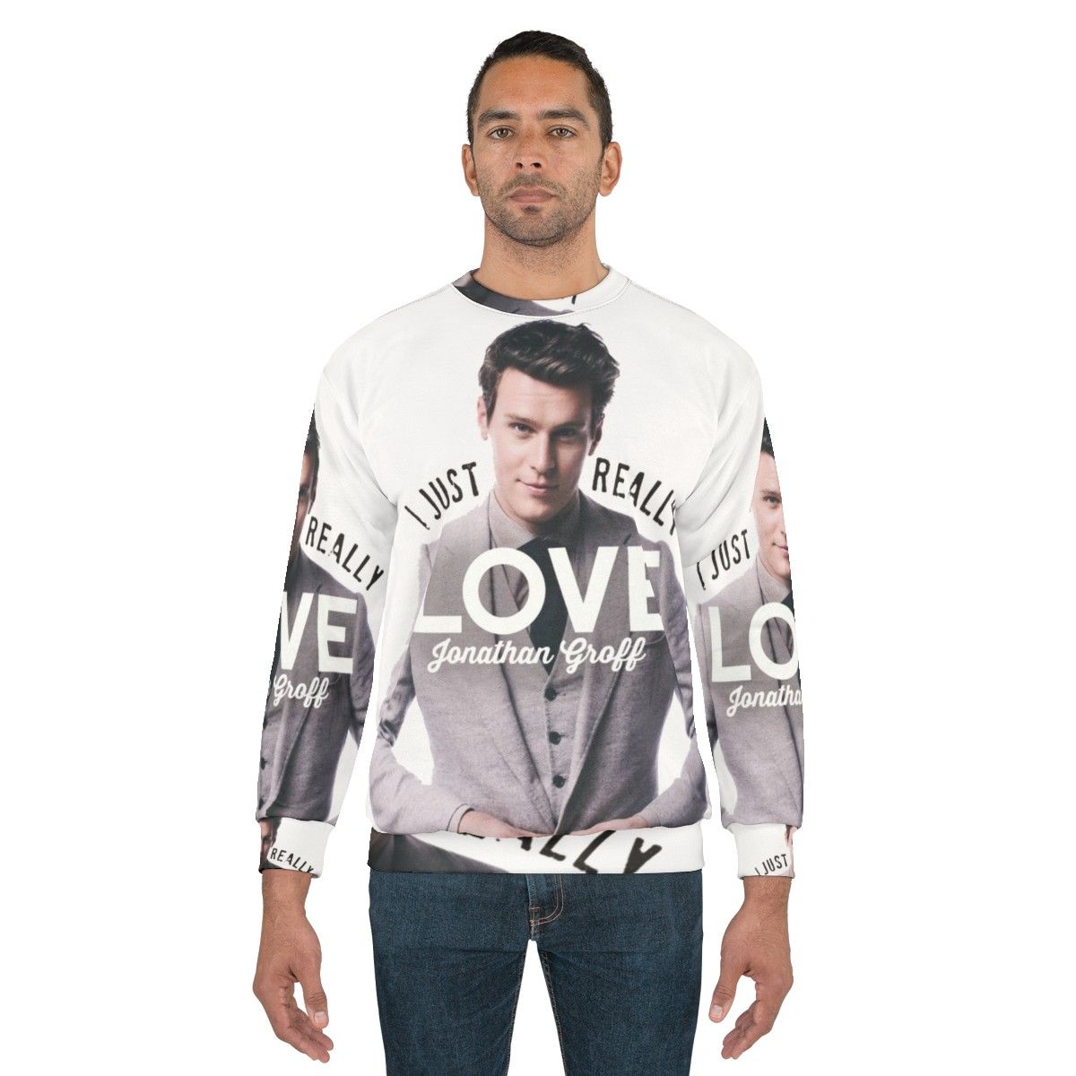 Jonathan Groff Hamilton Musical Broadway Sweatshirt - men