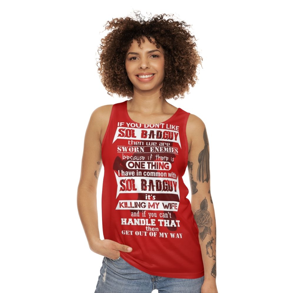 Guilty Gear Sol Badguy Unisex Tank Top - women