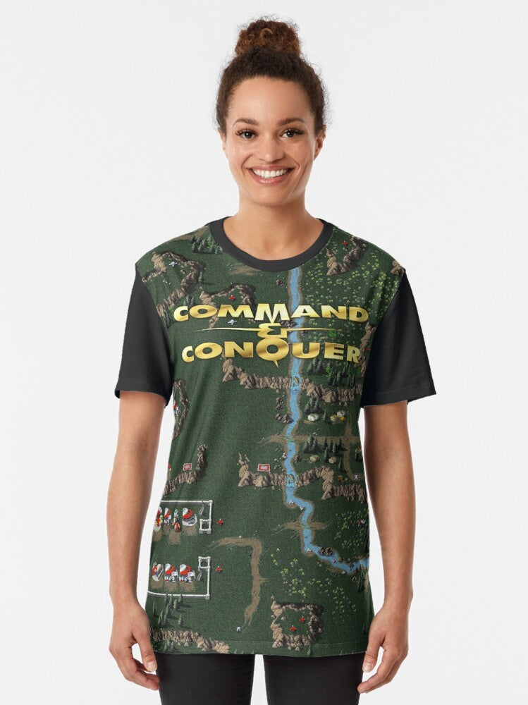 Command & Conquer: Tiberian Dawn Retro DOS Game Fan Graphic T-Shirt - Women