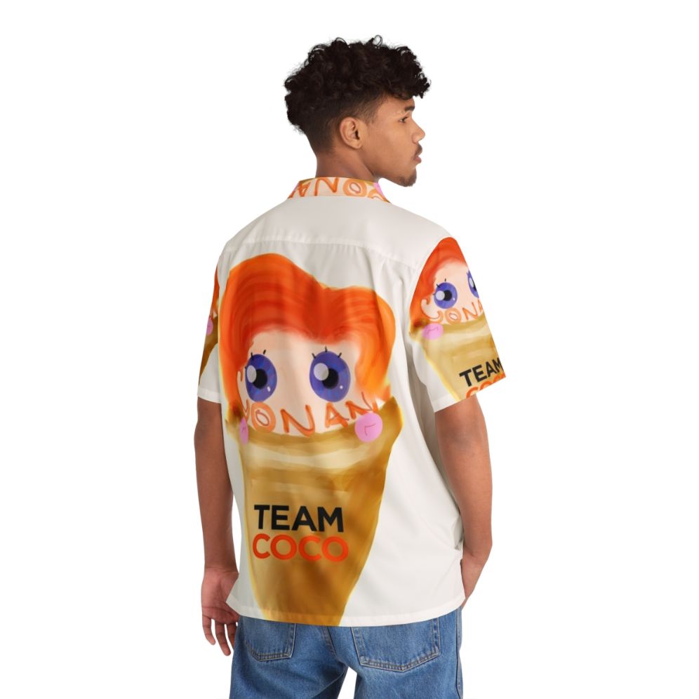 Conan O'Brien Ice Cream Hawaiian Shirt - People Back