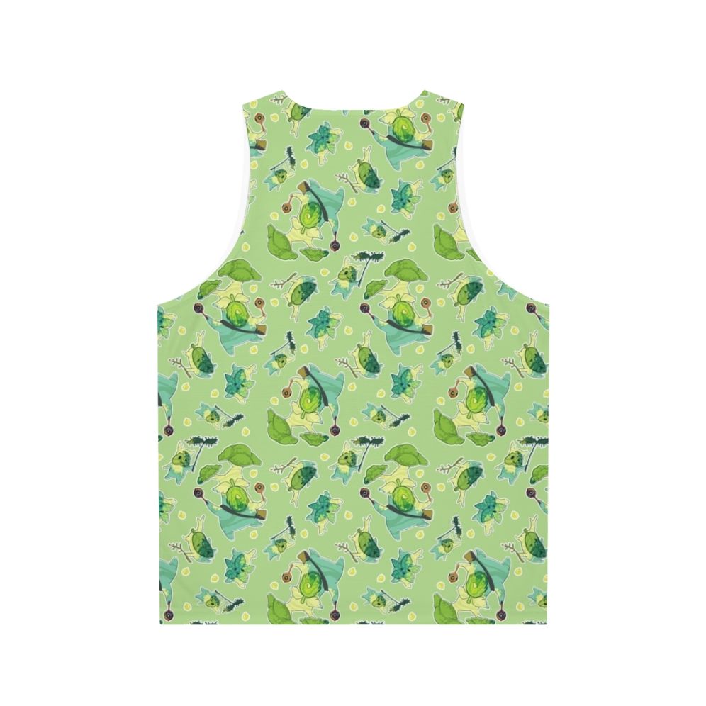 Korok pattern unisex tank top from The Legend of Zelda - Back