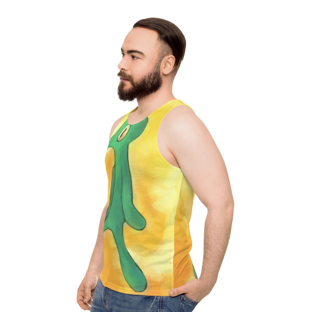 Bold and Brash Spongebob Cartoon Themed Unisex Tank Top - men side