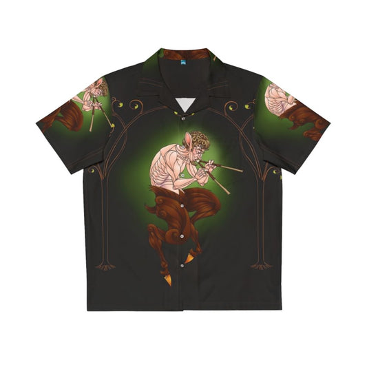 Faun Hawaiian Shirt featuring a mythological creature design