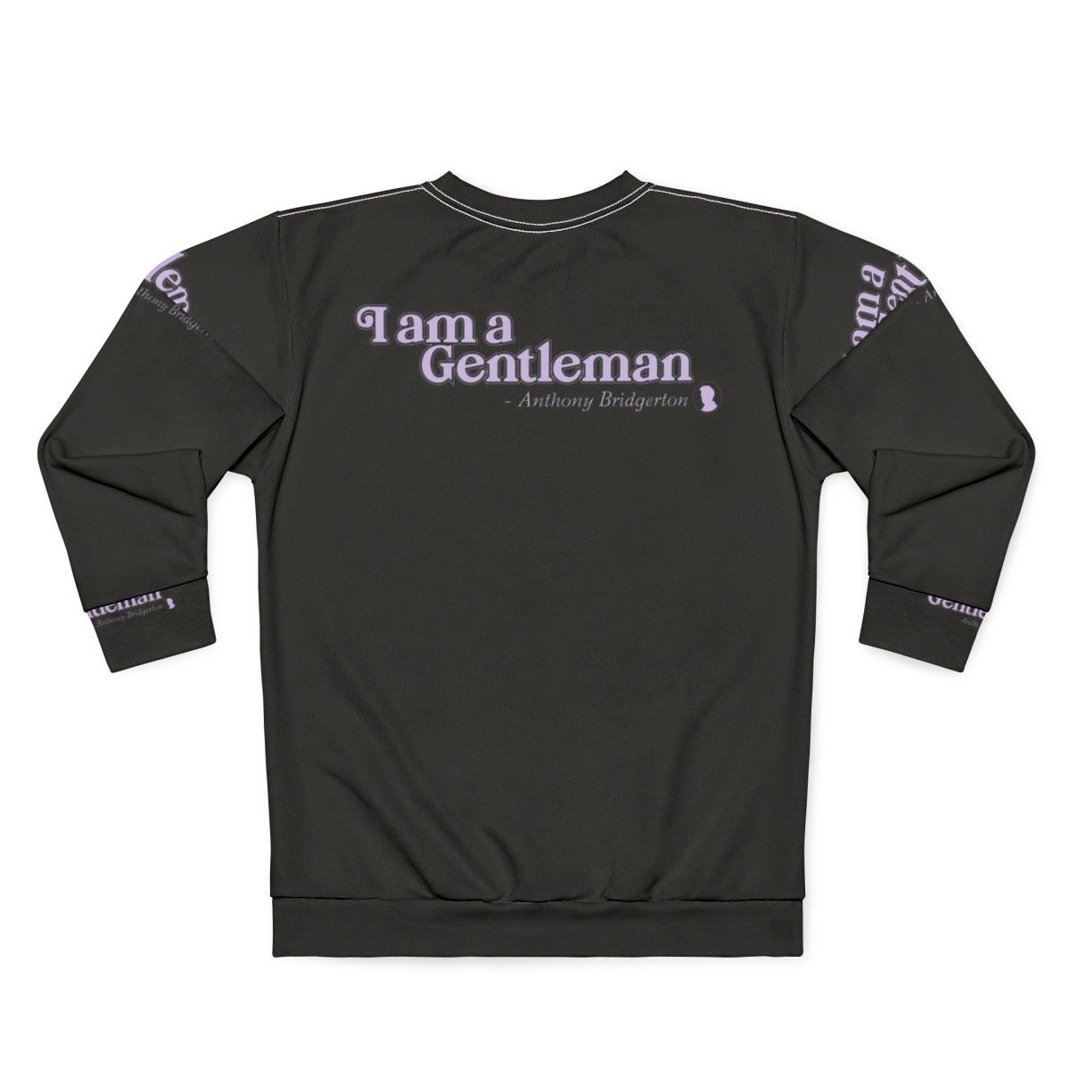 Bridgerton Gentleman Sweatshirt Featuring Anthony Bridgerton and Kate Sharma - Back