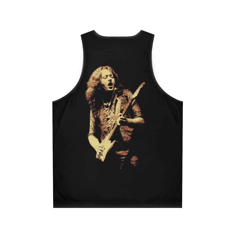 Rory Gallagher Unisex Rock Music Tank Top - Back