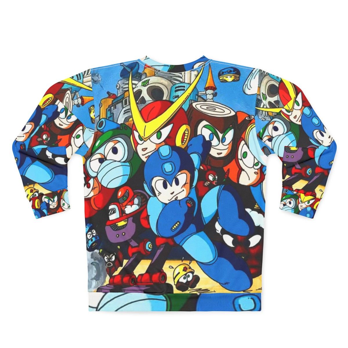 Mega Man 2 Art Sweatshirt - Back