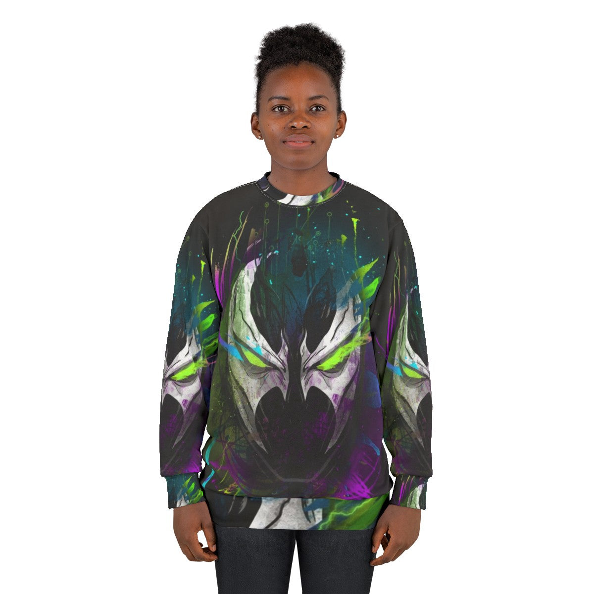 Spawn in the Disco Lithium Multicolor Sweatshirt - women