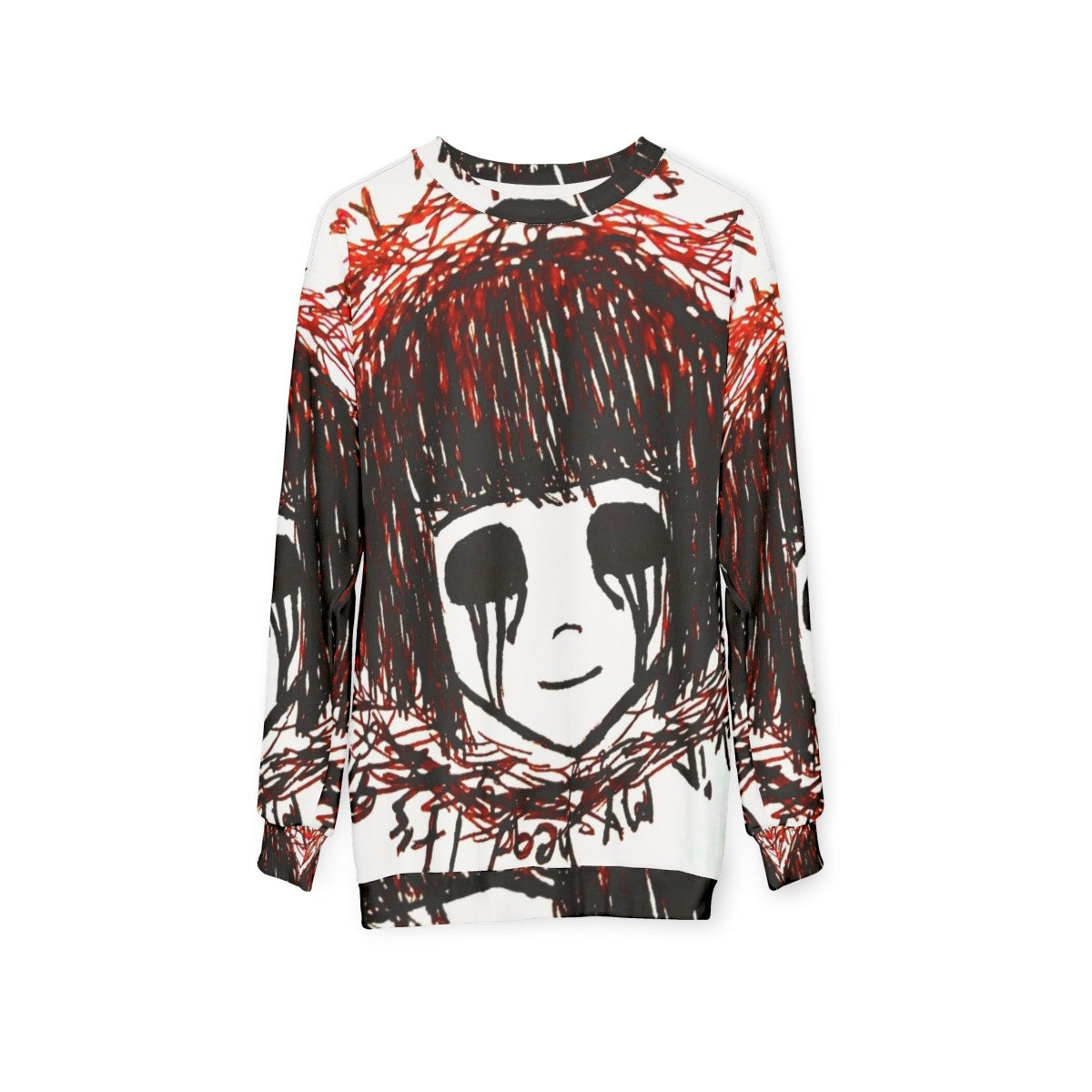 Fran Bow "It's All In My Head" Creepy Cute Sweatshirt - hanging