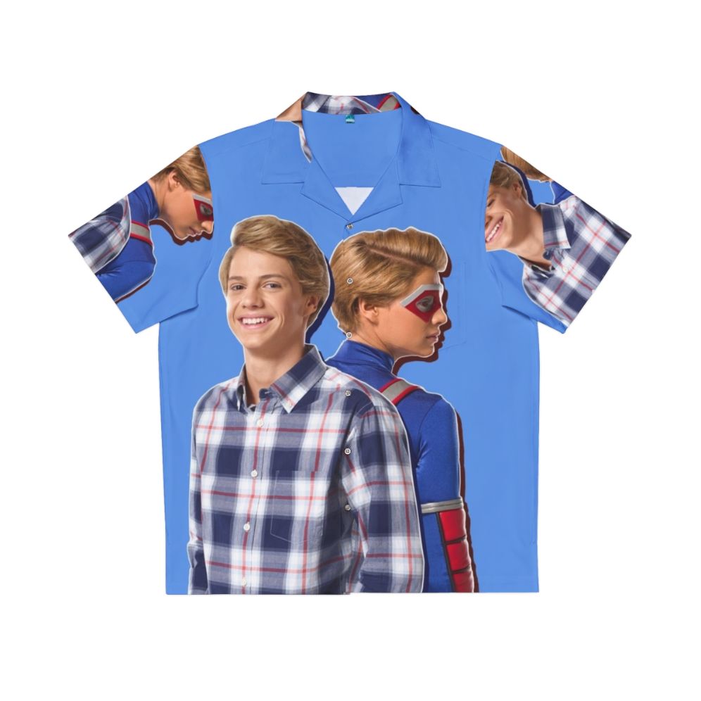 Henry Danger Hawaiian Shirt featuring the Kid Danger character