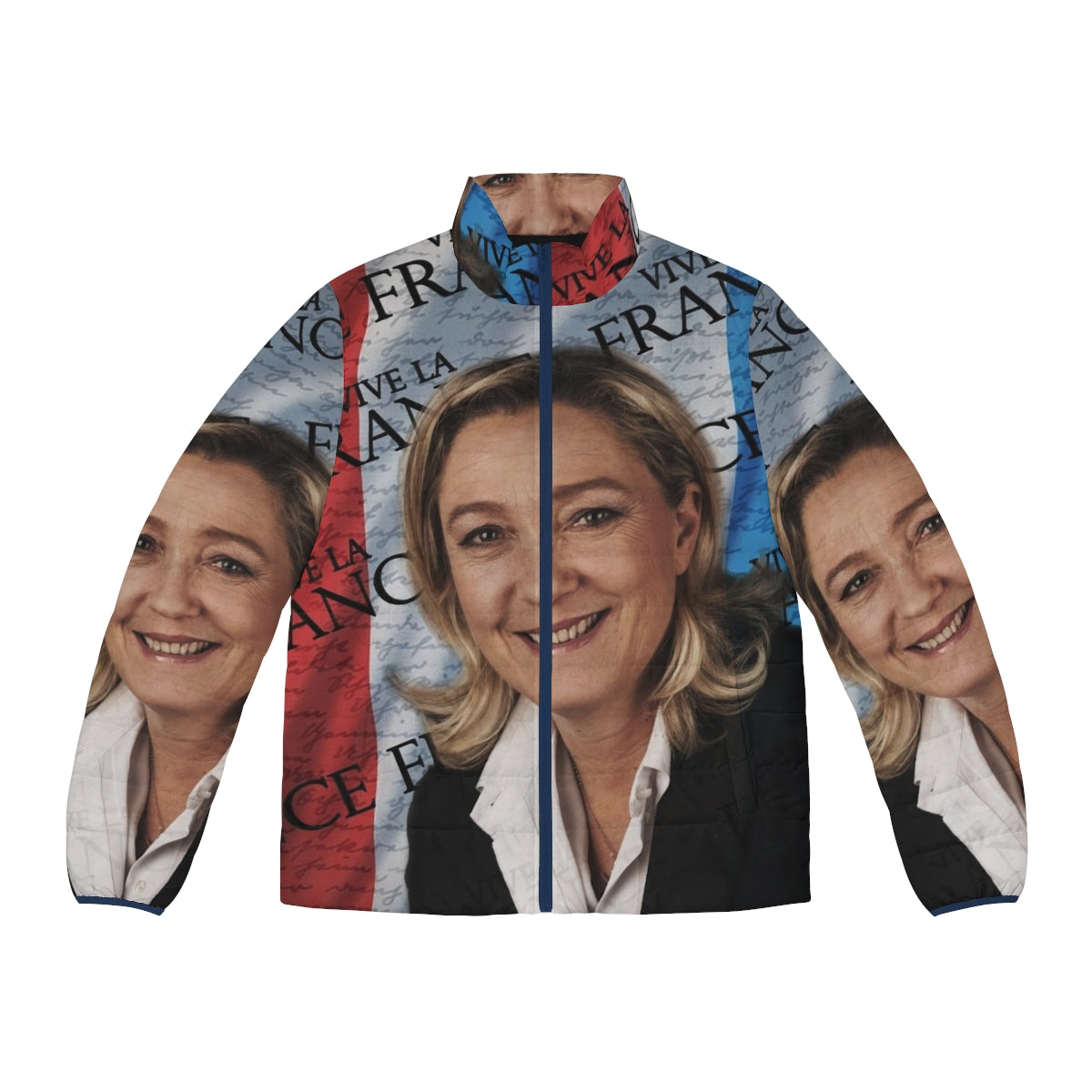 Marine Le Pen Puffer Jacket featuring a stylish and modern design