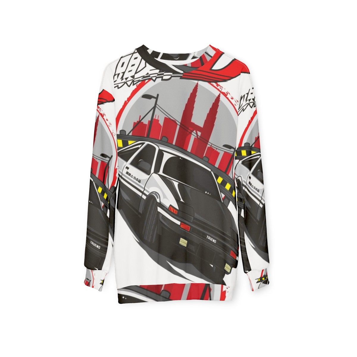 Initial D Hachiroku Sweatshirt - hanging