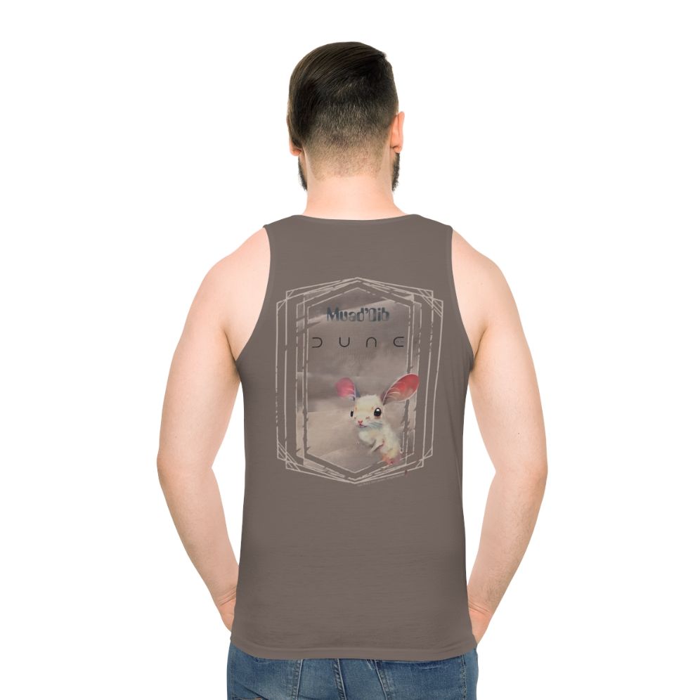 Dune Sand Mouse Unisex Tank Top - men back